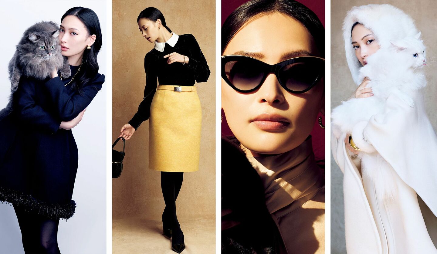 大政 絢さんと猫