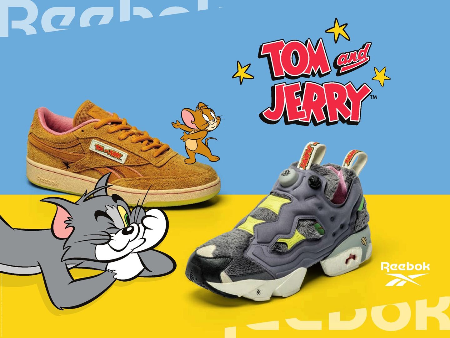 「Reebok CLASSIC(リーボック クラシック)」×「Tom & Jerry(トムとジェリー)」
