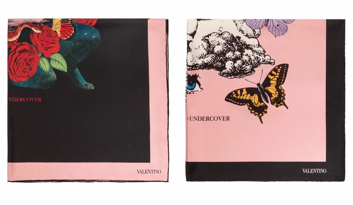 【UNDER COVER】額入り スカーフ UNDER COVER】額入り スカーフ