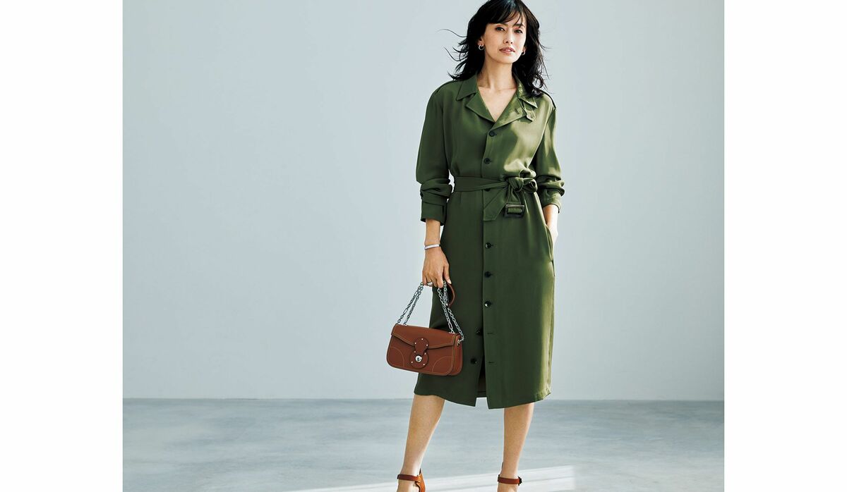 大人の女性を美しく、かっこよく見せる！ラルフローレンの「トレンチ風