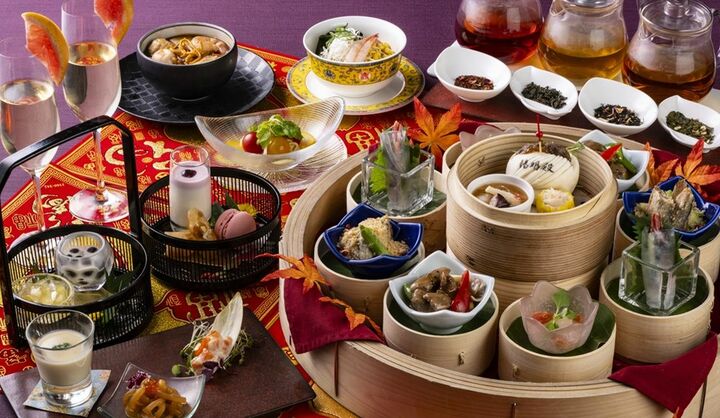 「ザ・プリンス パークタワー東京」の「Chinese Afternoon Tea 北海道の実りと中国茶」
