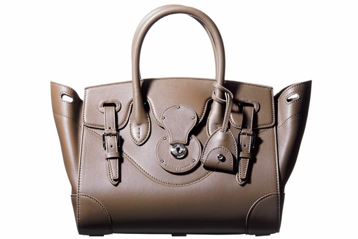 「ソフト リッキー」￥234,000【縦20×横27×マチ13cm】［ナッパレザー］（ラルフ ローラン〈ラルフ ローレン〉）　［Precious2019年5月号123ページ］