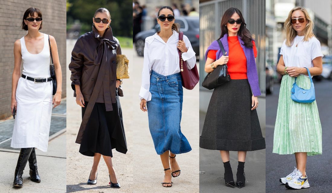 バックサテンミモレスカート ベージュ MADISONBLUE - マディソンブルー