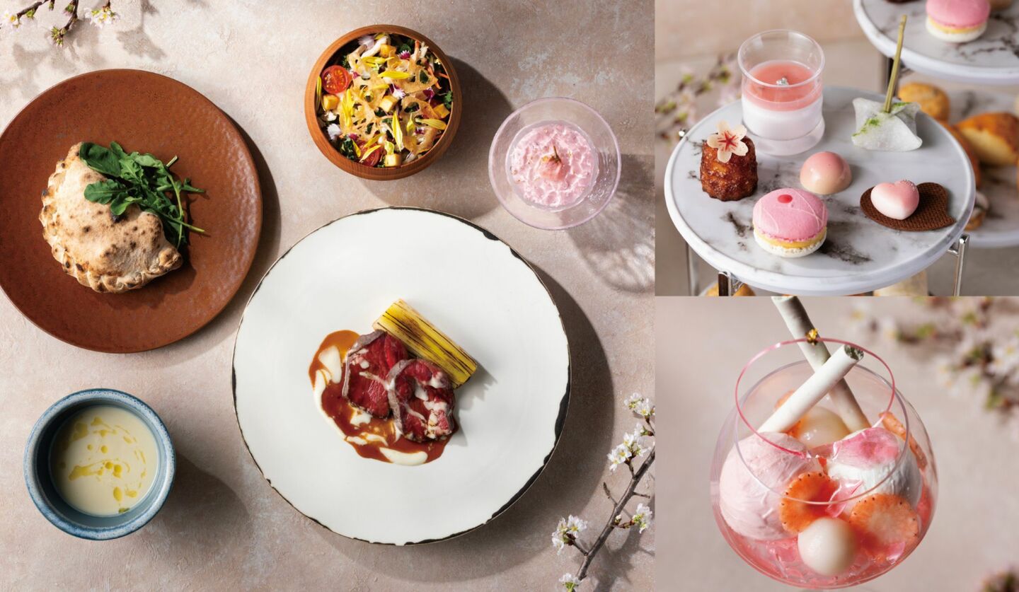 八芳園「ALL DAY DINING FUDO」の「SAKURA DINNER COURSE」の画像