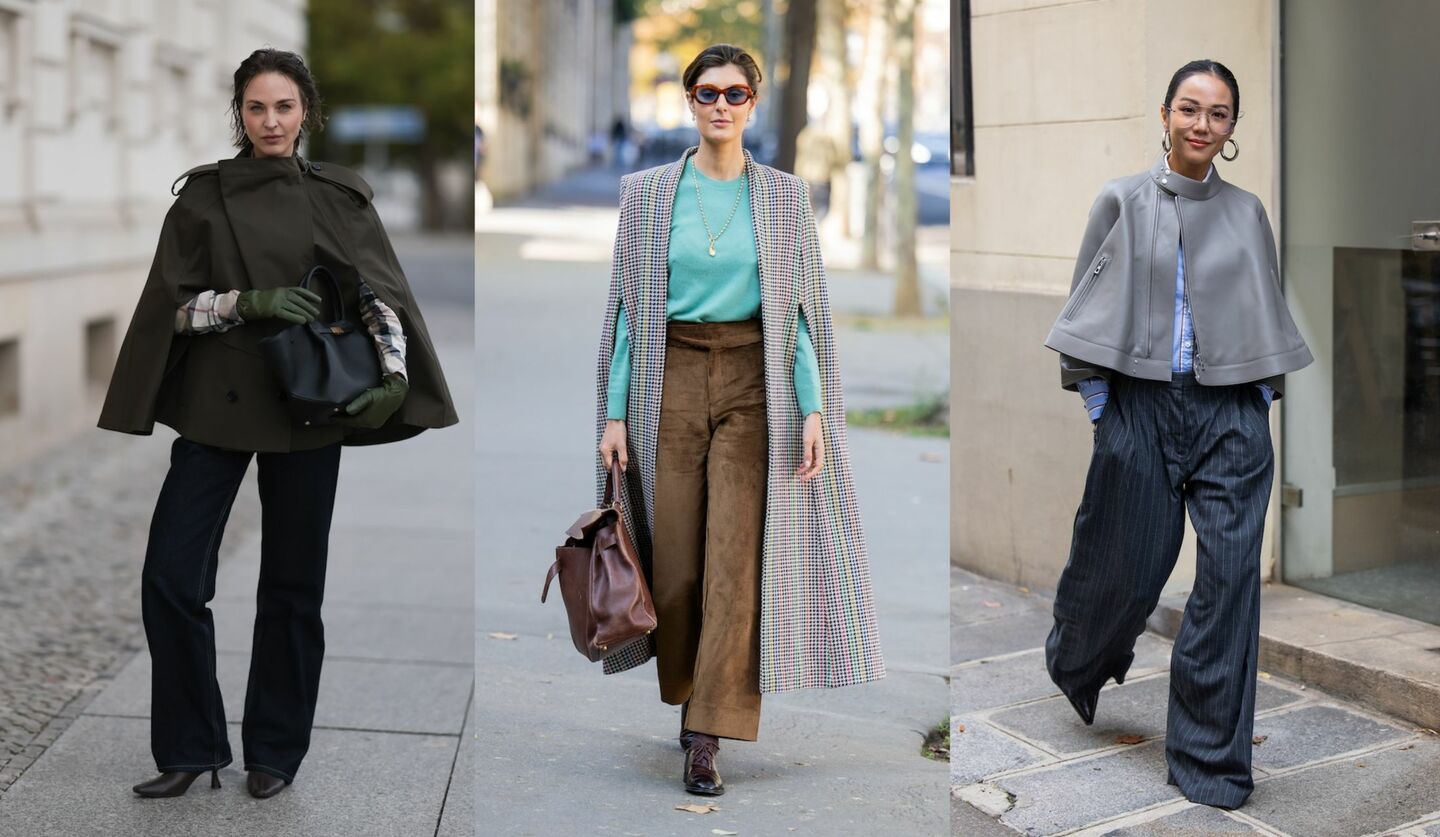 軽やかに纏いたい「ケープ」の装い3選