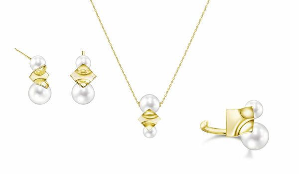 2026年を輝かせる「TASAKI」の本命ジュエリー３選｜パールの光沢とゴールドがモダンに調和する『スクエアリーフ』