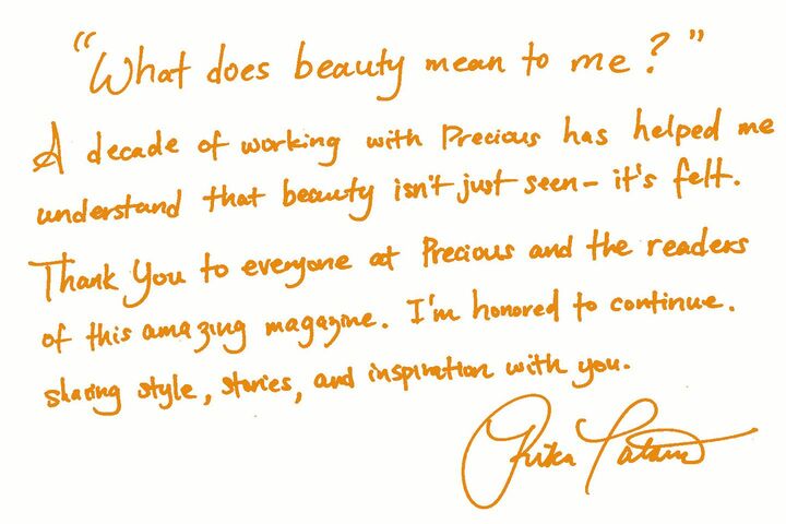 Precious専属モデルの立野リカさん