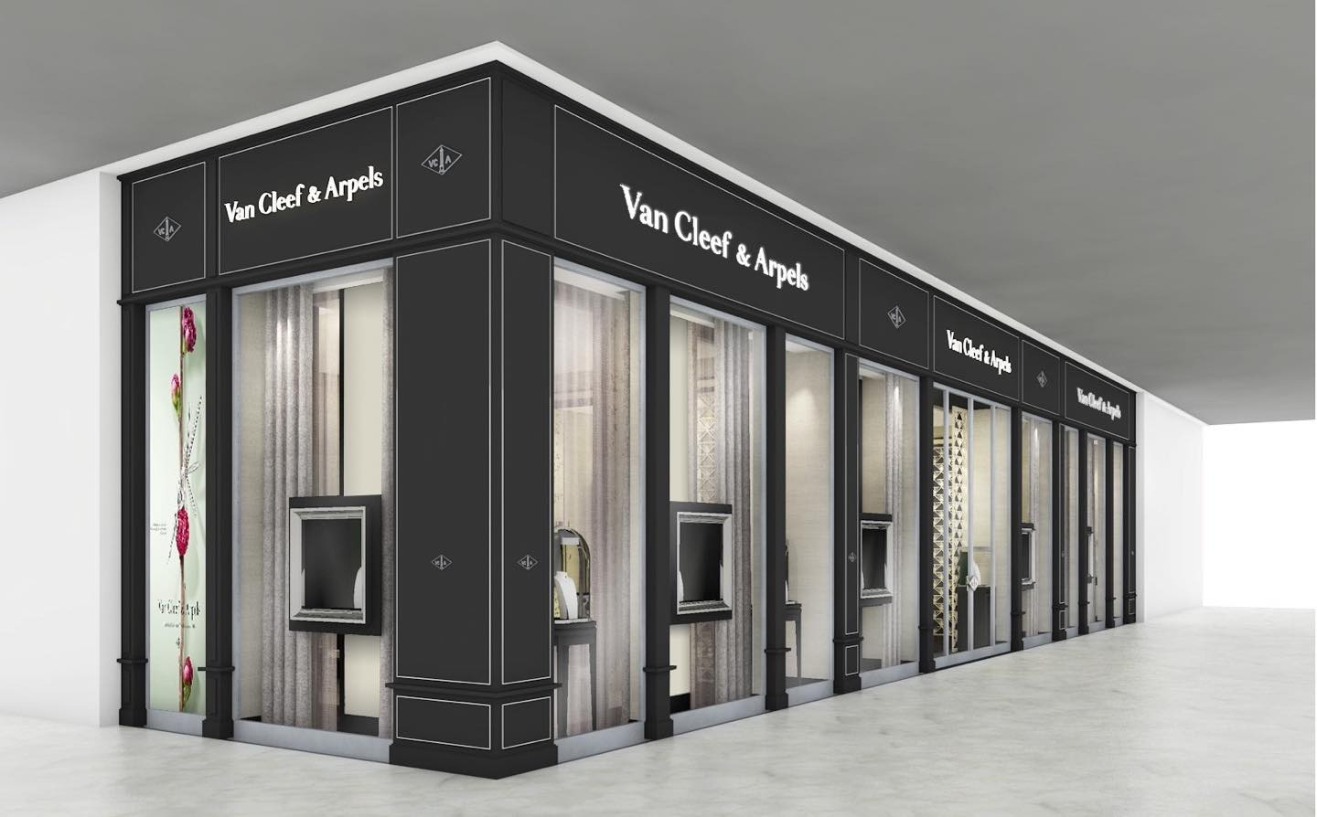 ヴァン クリーフ&アーペル(Van Cleef & Arpels)の名古屋ミッドランドスクエア店外観