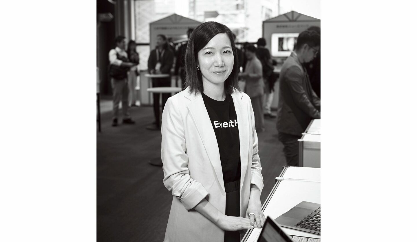 ビジネスイベント管理ツール「EventHub」の代表取締役CEOとしてご活躍の山本理恵さんの画像