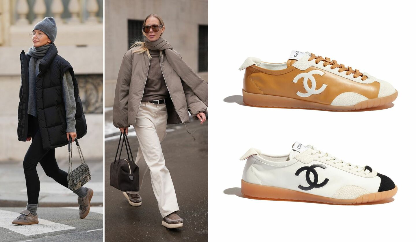 ミルヤ・クライン、ダイアン・バトゥキナ、「シャネル」の新作スニーカー