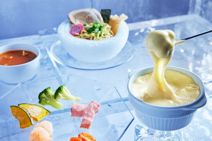 リゾナーレトマムの「氷のレストラン」メニュー