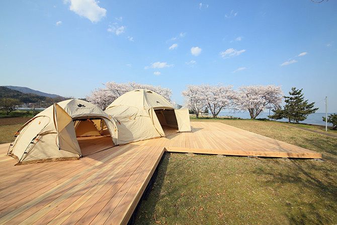 天然温泉&プライベートvilla瑠璃浜プライベートキャンプ場