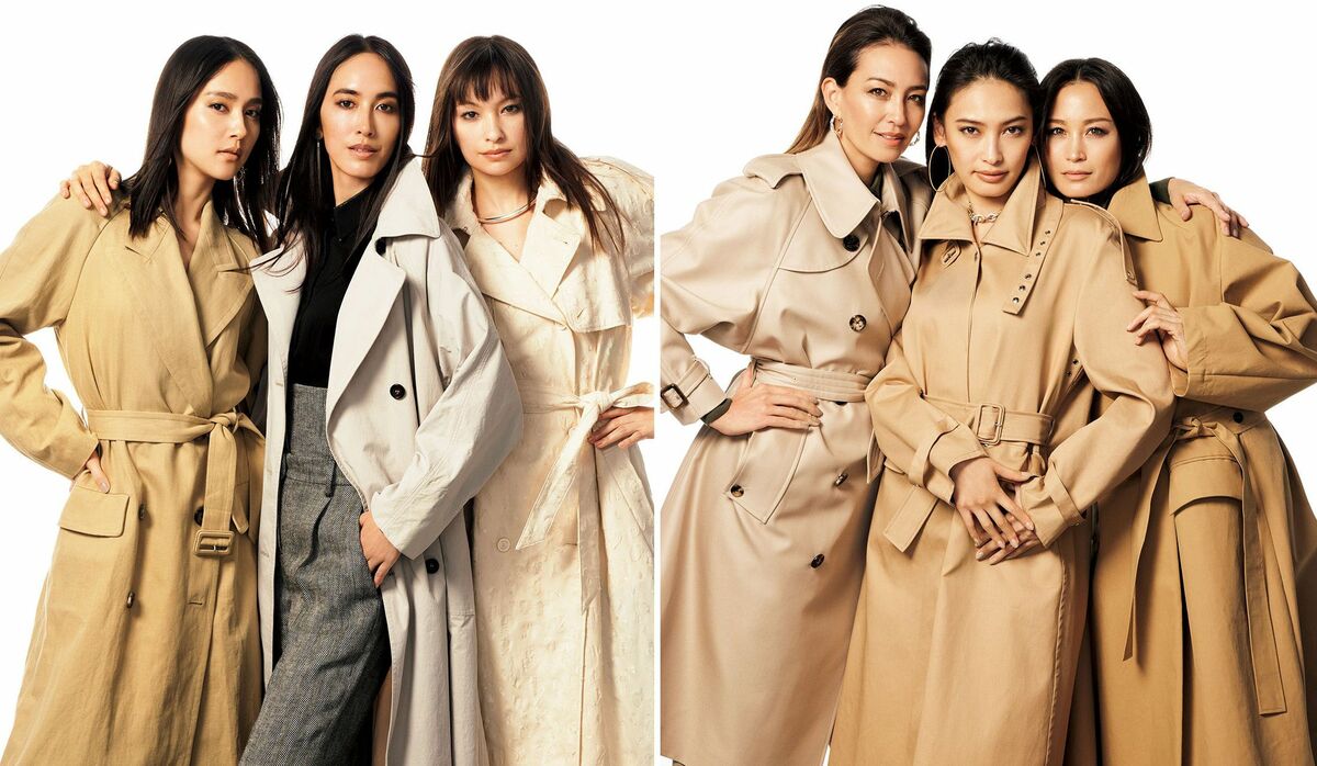 この春も注目の「トレンチコート」をPreciousモデル6人が着こなします