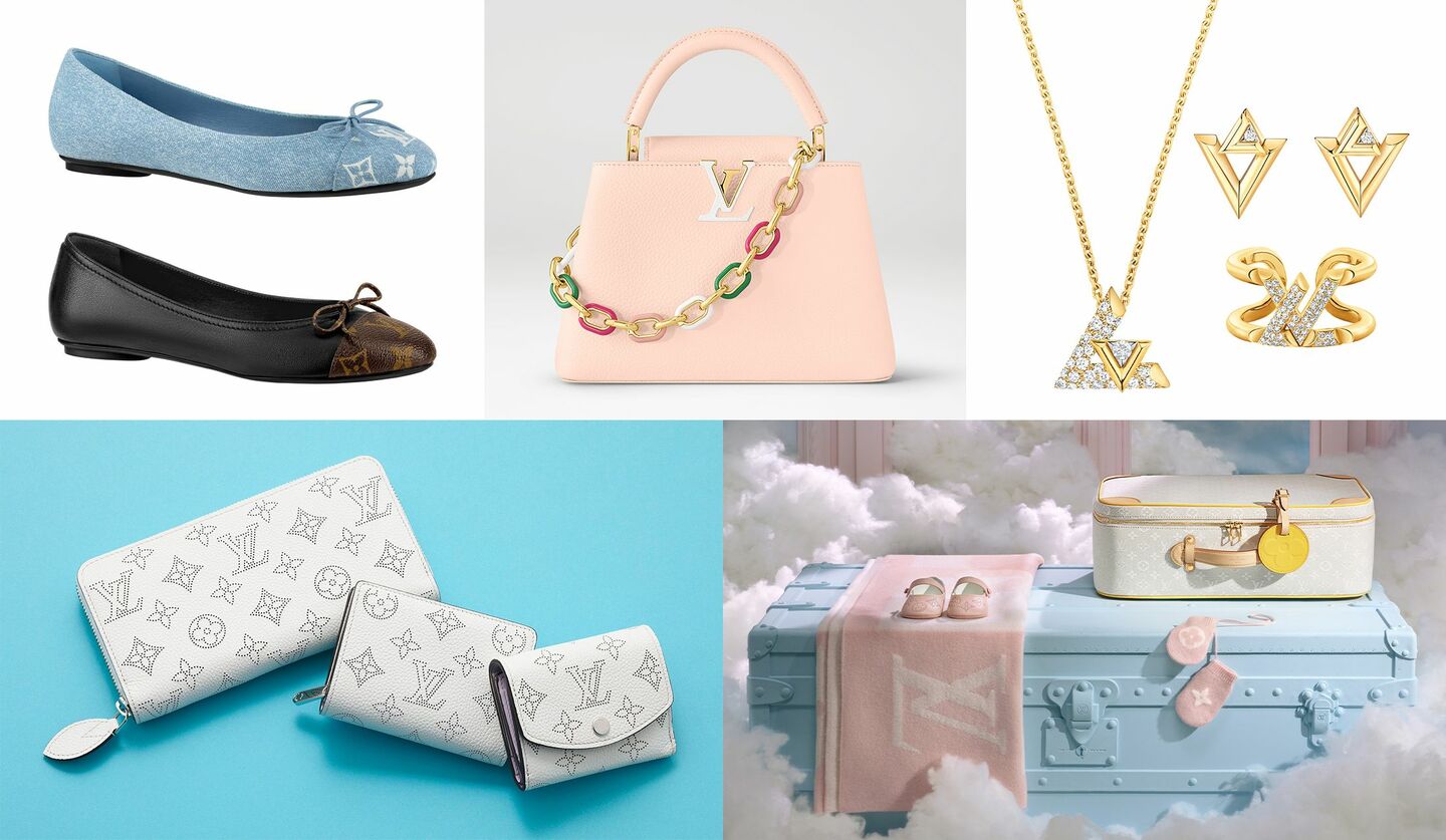 Precious.jpで２月に紹介したルイ・ヴィトンのバッグ、ベビー・コレクション、靴、ジュエリー、財布の写真