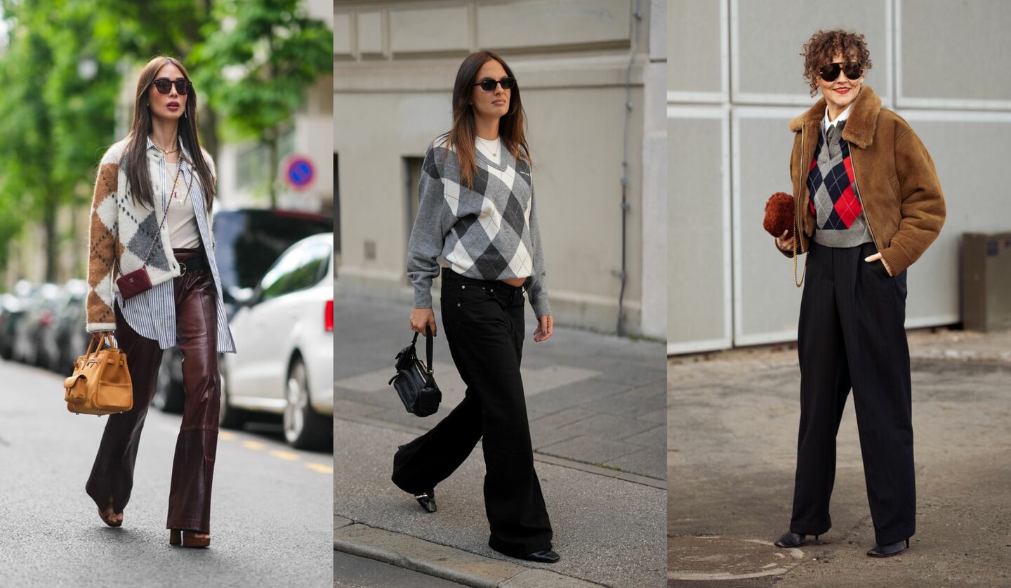 今どき「アーガイル」コーデ3選