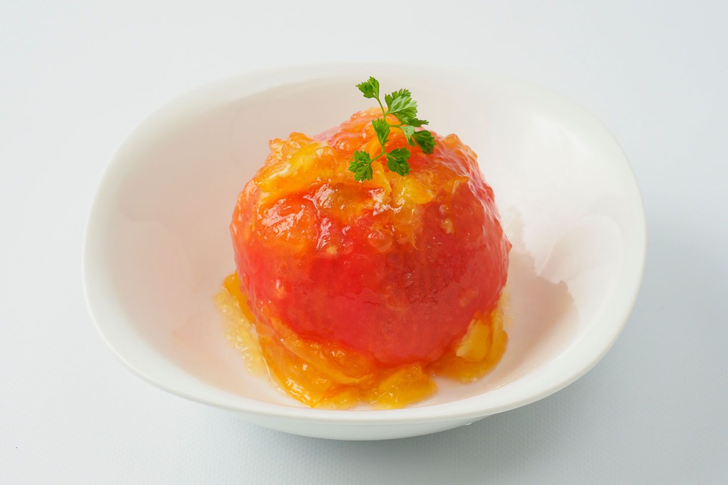 「まるごとトマトのマリネ オレンジ風味」¥388(税込)