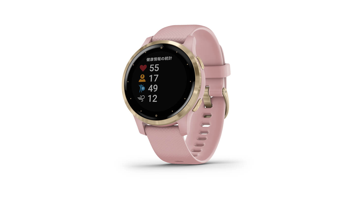 「vívoactive 4S Dust Rose / Light Gold」