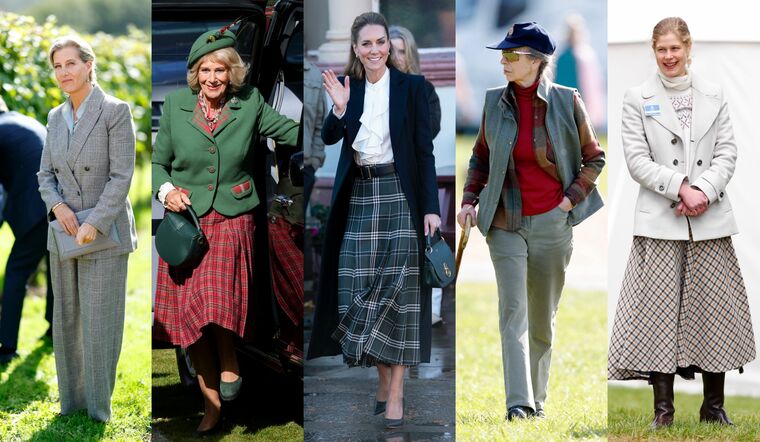 英国王室メンバーのチェック柄コーデ5選