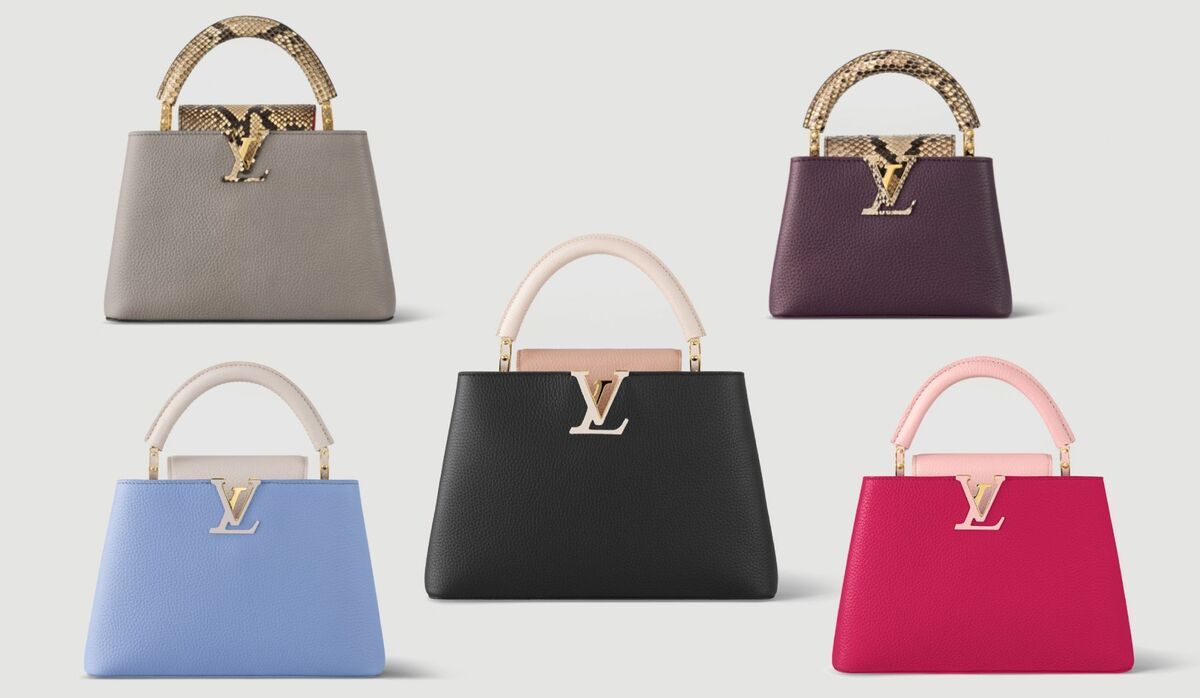 LOUIS VUITTON ルイヴィトン Capucine BB Poudre Bag フラワー カプシーヌ トリヨンレザーバッグ  ベージュ LOUIS VUITTON - LOUIS VUITTON ルイヴィトン Capucine BB Poudre Bag
