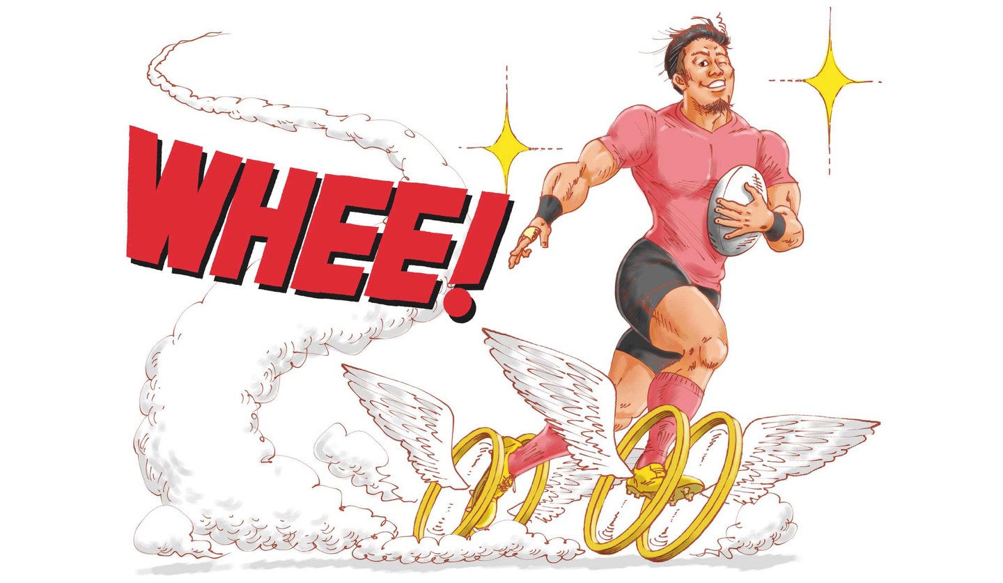 ラグビーのイラスト