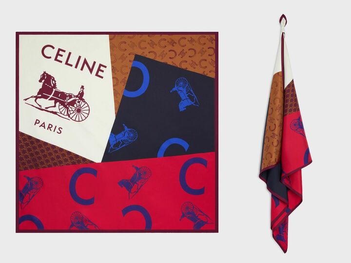 「セリーヌ」のスカーフ