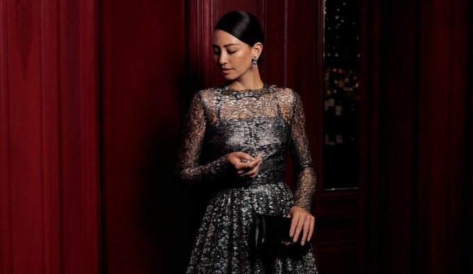 ドルチェ&ガッバーナ 黒 ドレス スカーフ付き 美品 ドルチェ＆ガッバーナ | Precious.jp（プレシャス）