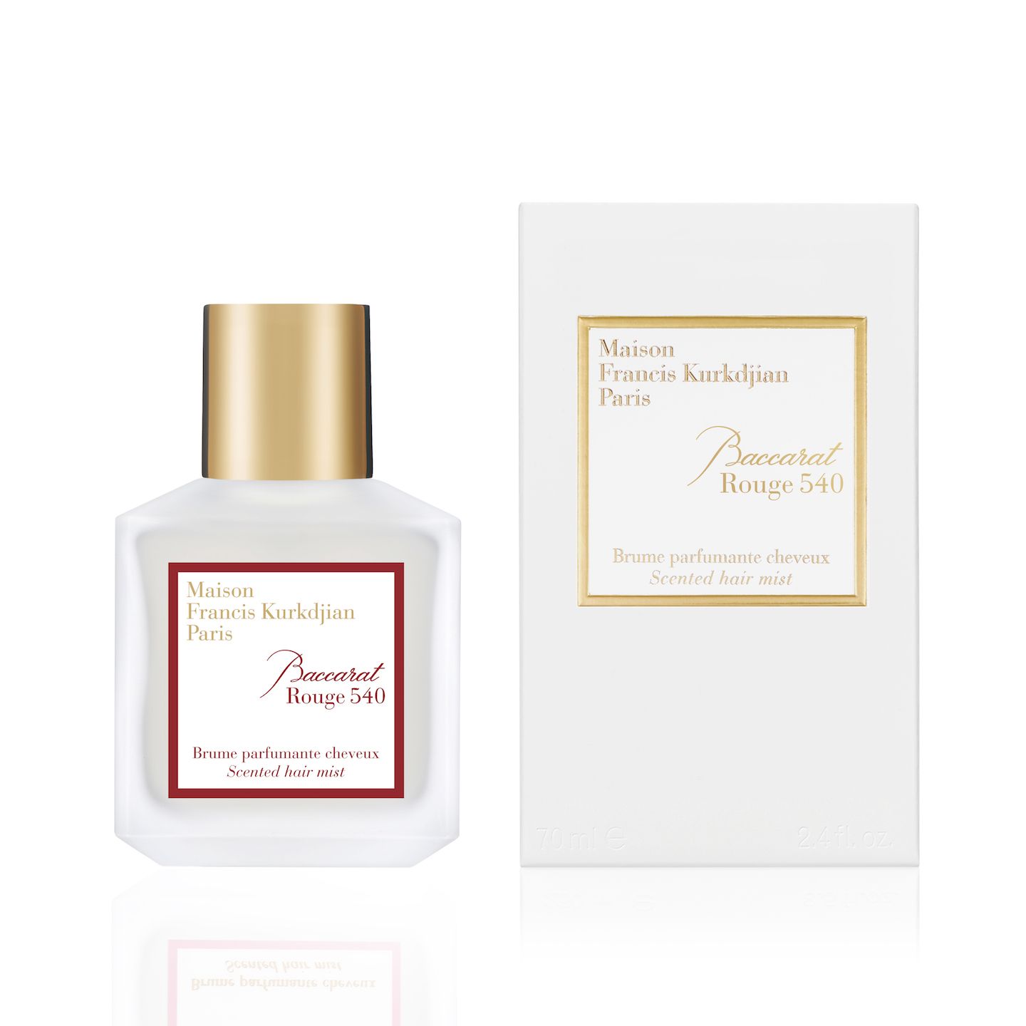 メゾン フランシス クルジャン バカラ ルージュ 540 センティッド ヘアミスト 70ml ¥12,500(イセタン サロン ド パルファン限定アイテム)