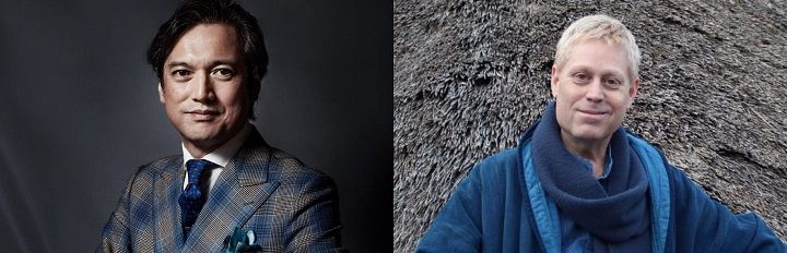 写真左より/中村孝則 氏 (コラムニスト)、アレックス・カー 氏(東洋文化研究家)