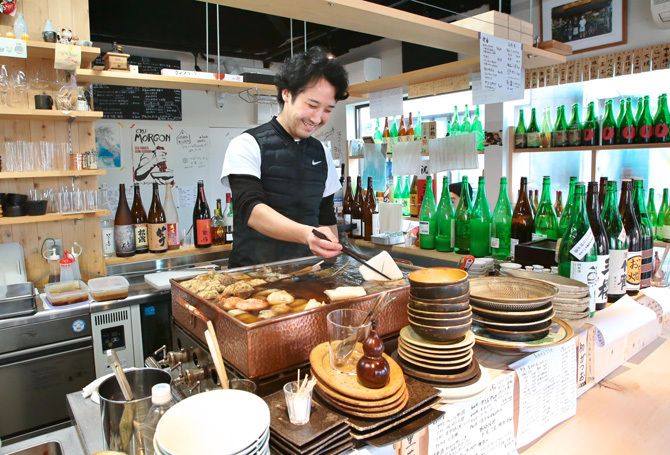 立石(tateishi)のおでん店、二毛作の店主日高寿博さん