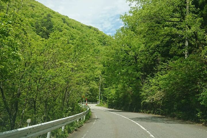 宿に向かう山道