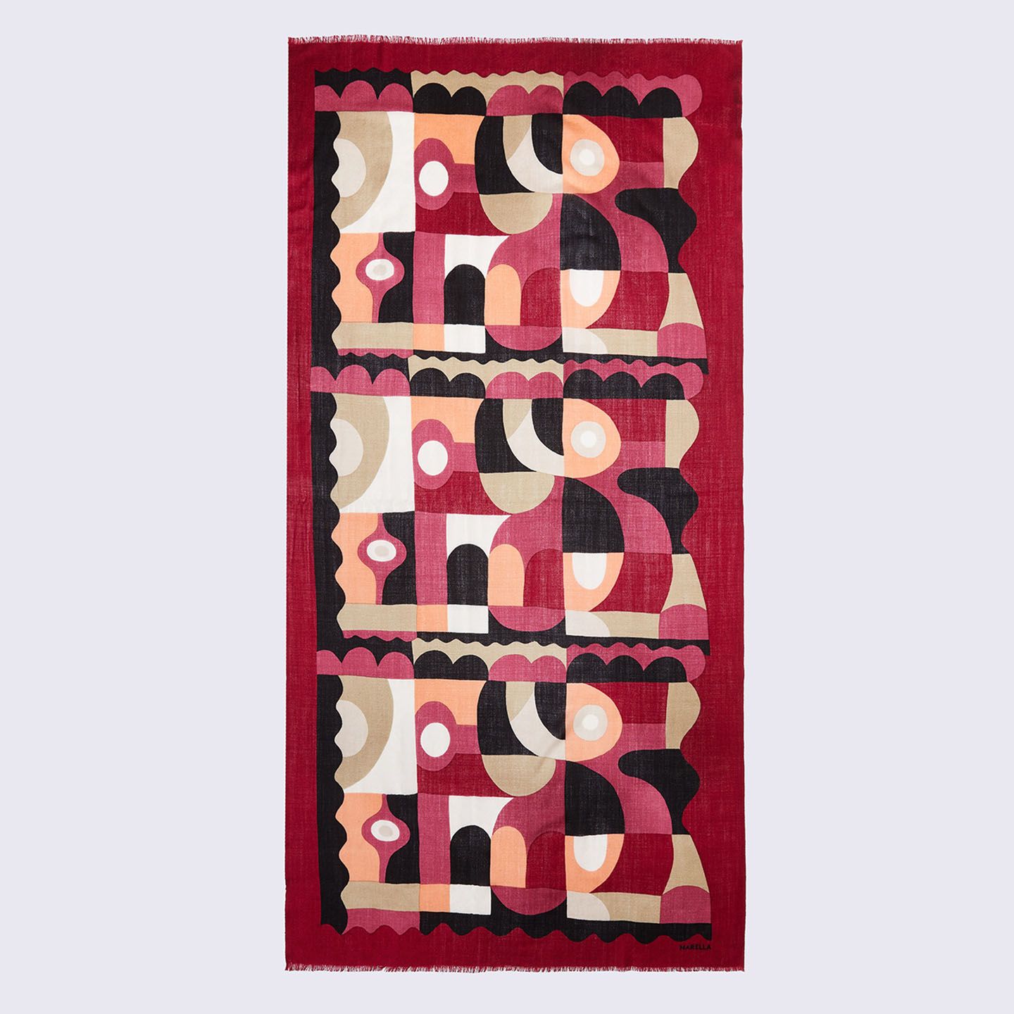 スカーフ「Color」¥17,000【ウール80%、ポリエステル20%】