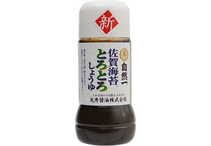 「佐賀海苔とろとろしょうゆ」(丸秀醤油)