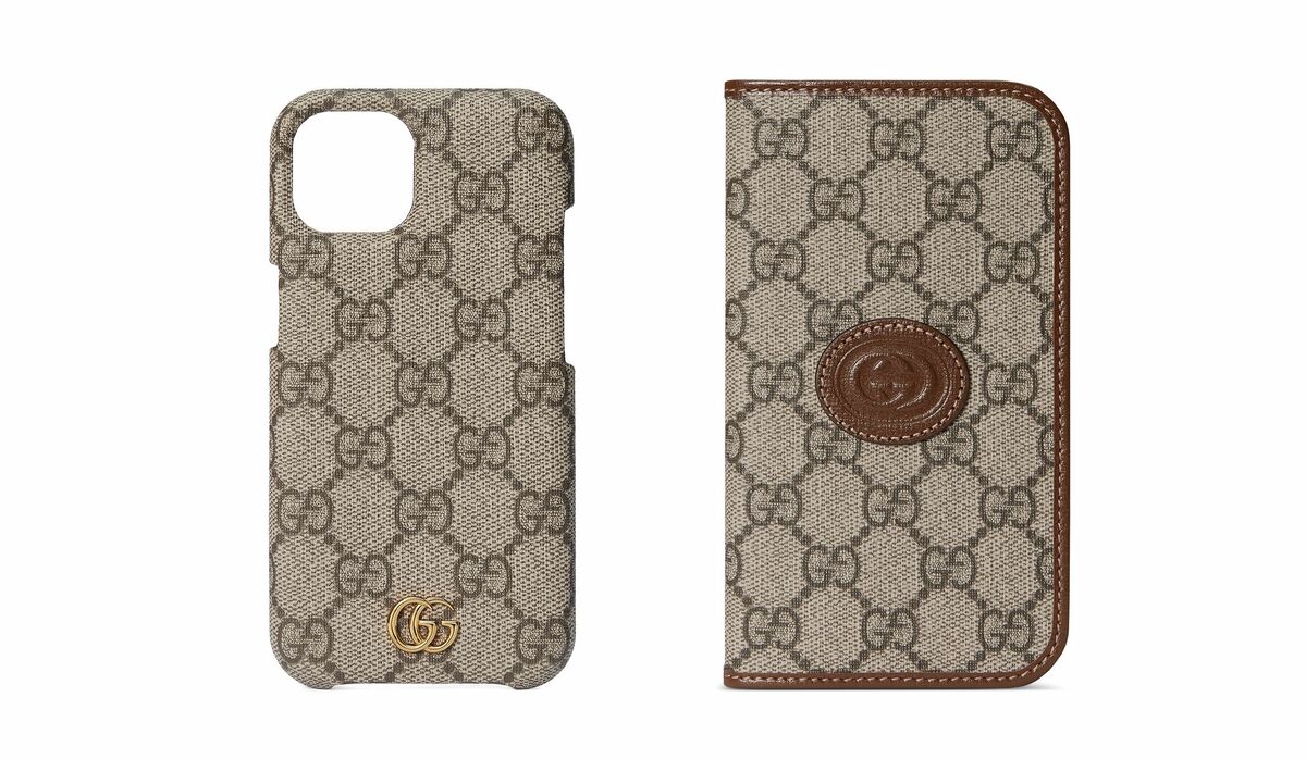 Gucci iPhoneケース GGパターン