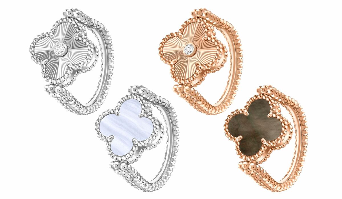 ヴァンクリーフアーペルネックレス　リング 新品)Van Cleef & Arpels ヴァン クリーフ&アーペル アルハンブラ