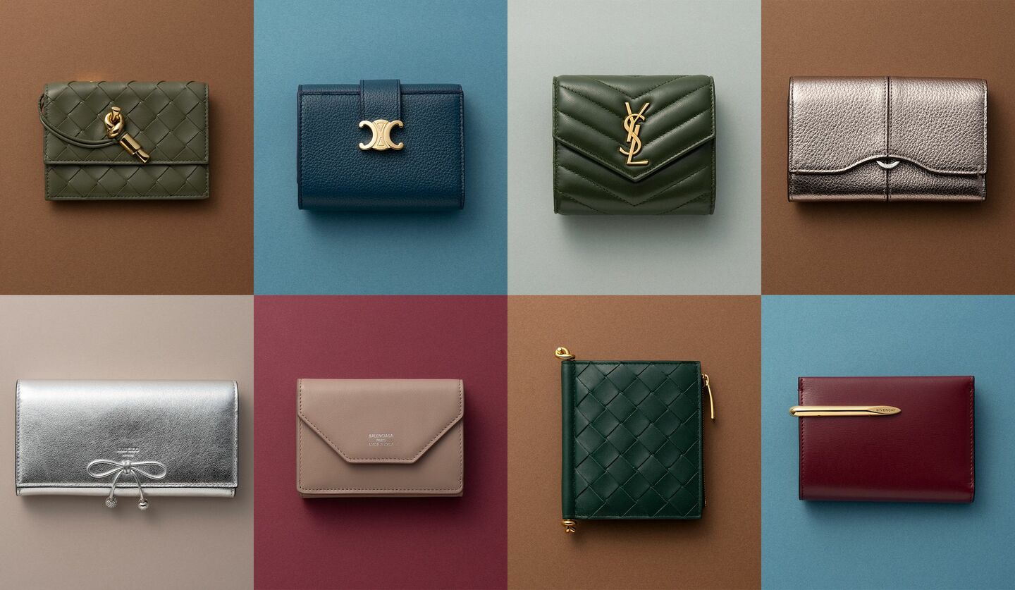 セリーヌ、ボッテガ・ヴェネタ、サンローラン、バレンシアガ、ジバンシィ、トッズ、ジミー チュウの財布