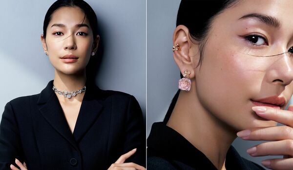 スタイリスト伊藤美佐季さんが気品溢れるエレガンスを体現|黒ジャケットに咲き誇る『ラ ローズ ディオール』の調べ