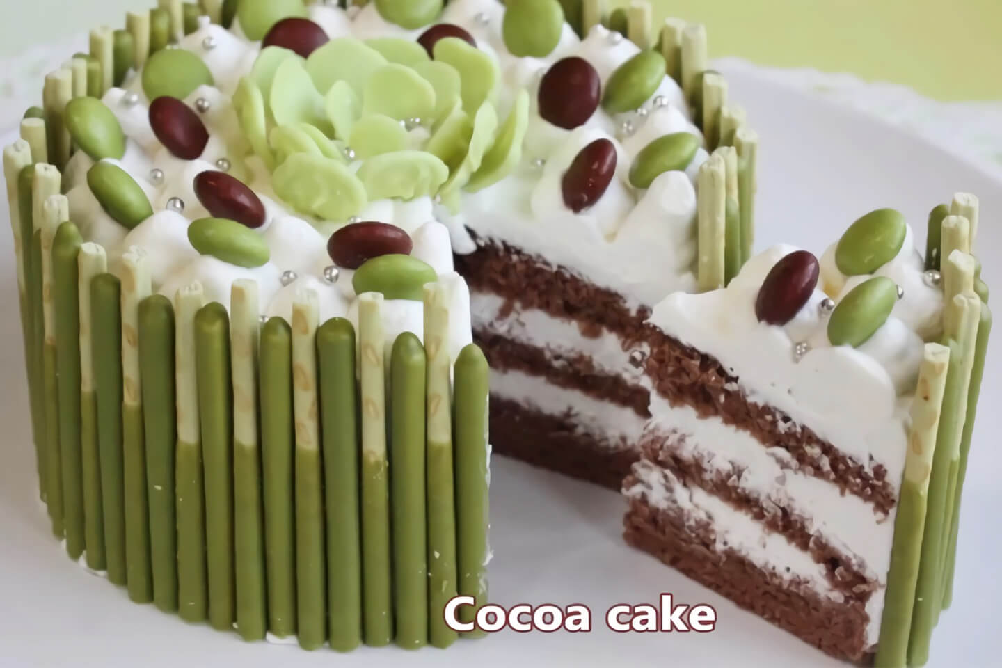 抹茶ポッキーケーキ