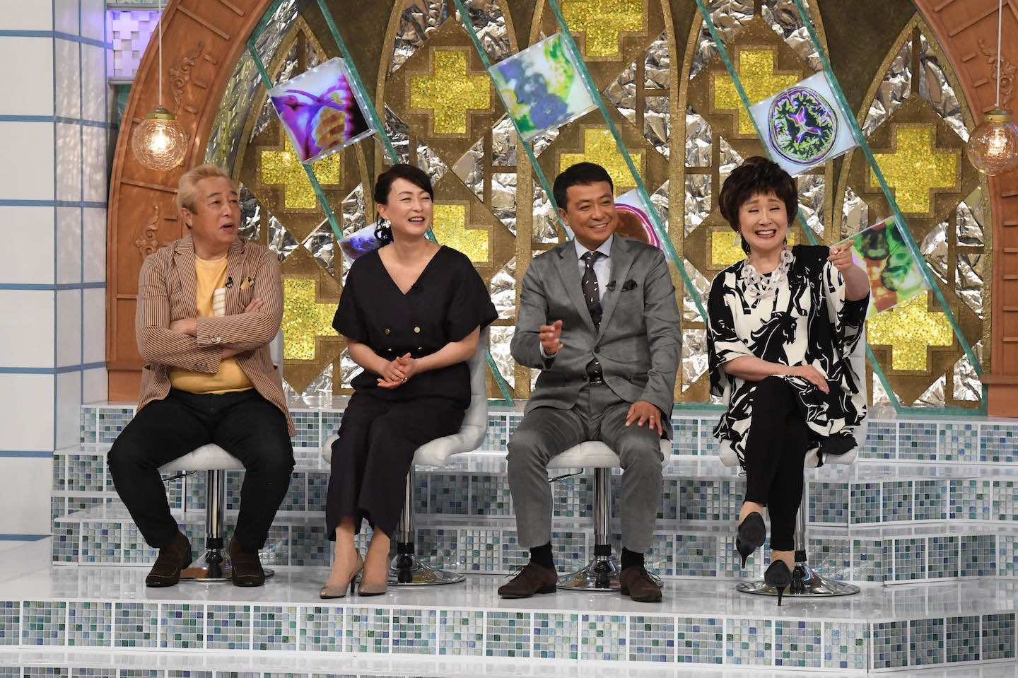 ©ABCテレビ 左から:ガダルカナル・タカさん、床嶋佳子さん、中山秀征さん、小林幸子さん
