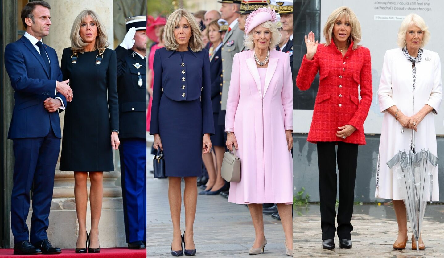 仏大統領夫人「ブリジット・マクロン」が魅せた英国王夫妻公式訪問での装い3選
