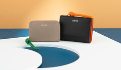 限定品✨ロエベ 二つ折り財布 コンパクト レザー ノット ベージュ 開運カエル img_58d5b69e969ced584238aeebe9