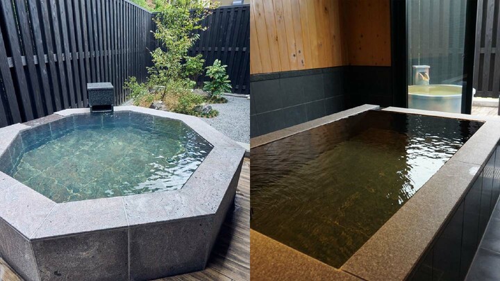 熊本県・人吉温泉「ICHIFUJI RYOKAN」の客室露天風呂