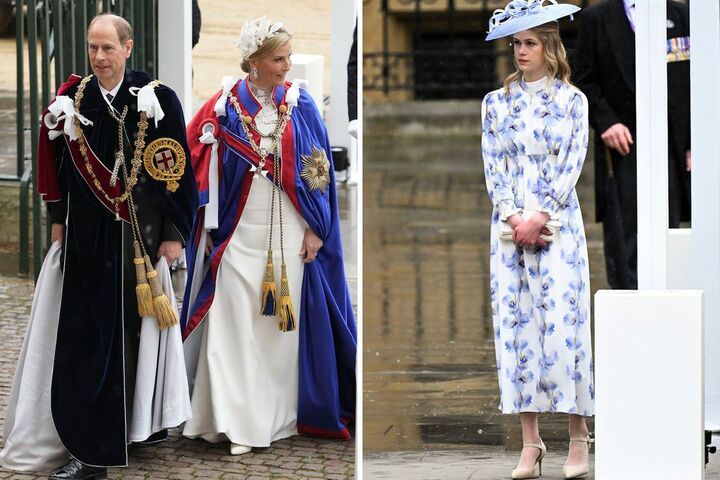 英国戴冠式に出席したソフィー妃とレディ・ルイーズ・ウィンザー