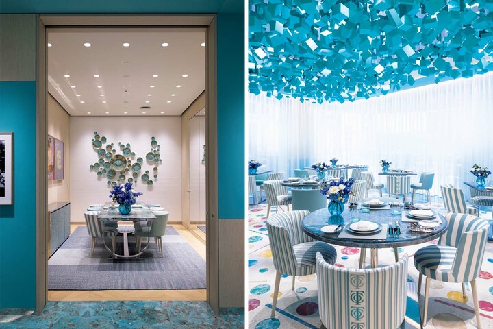 「ブルー ボックス カフェ by Natsuko Shoji」の店内