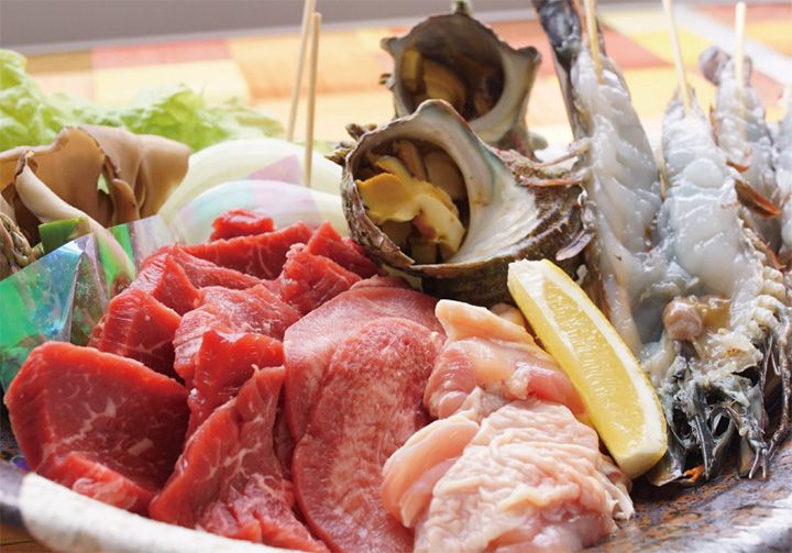 地産の食材や高級食材を用いた、素材の味そのものを楽しめる本格的BBQ