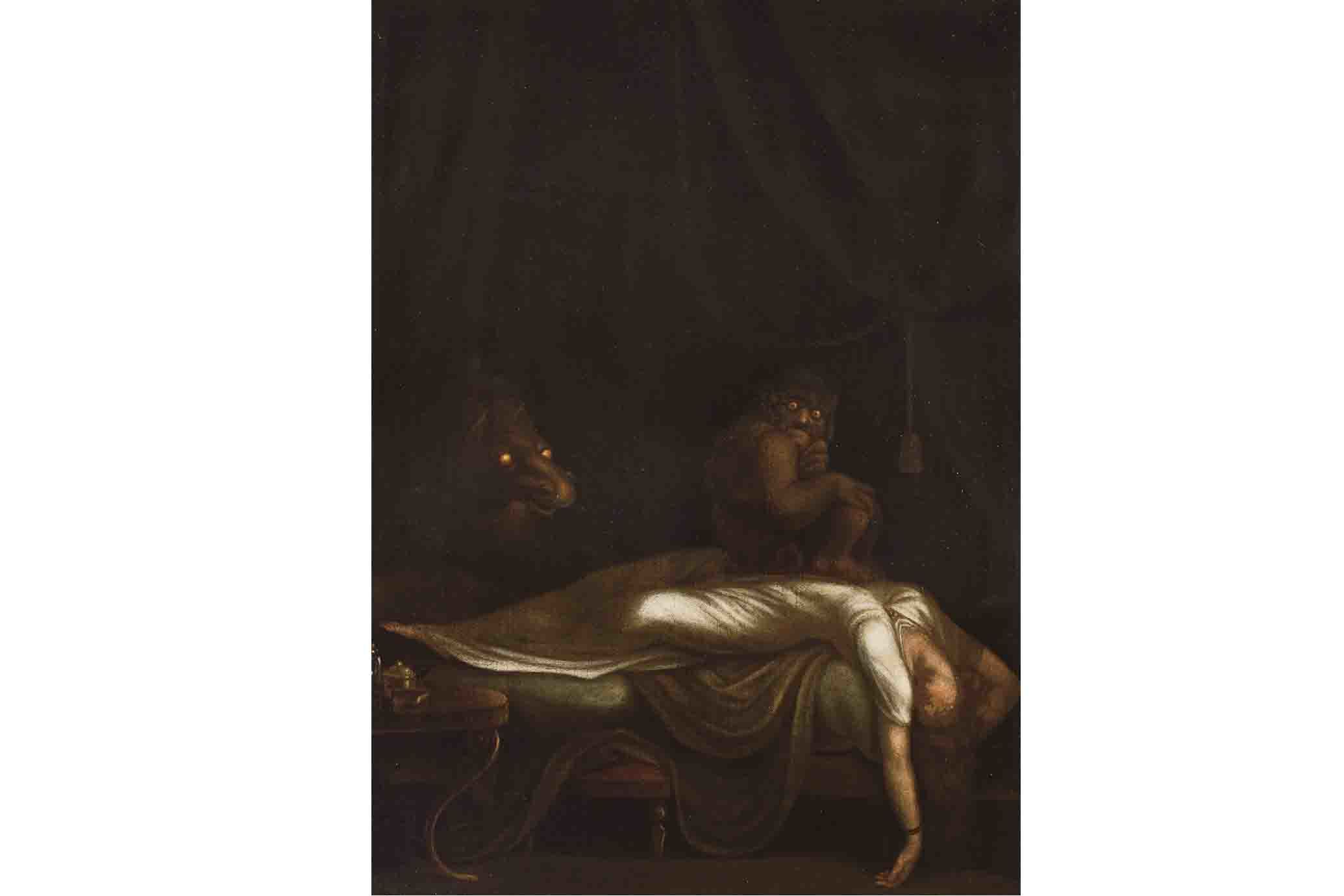 ヘンリー・フューズリ 《夢魔》 1800-10年頃 油彩・カンヴァス ヴァッサー大学、フランシス・リーマン・ロブ・アート・センター蔵 © Frances Lehman Loeb Art Center, Vassar College, Poughkeepsie, New York, Purchase, 1966.1