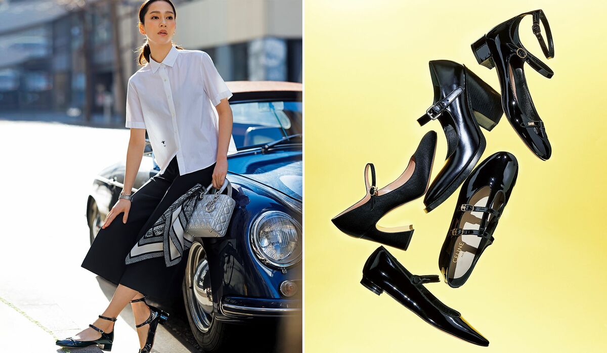 【極美品】 ジャンビトロッシ　メリージェーン GIANVITO ROSSI】からシックで可憐な大人のためのメリージェーン