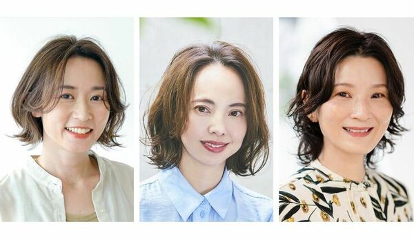 40代におすすめ!顔型別、前髪なしのパーマボブ【8選】