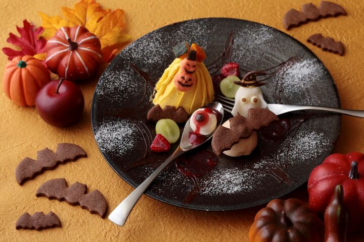 リーガロイヤルホテル京都のデザートプレート「Trick or Treat!」の画像