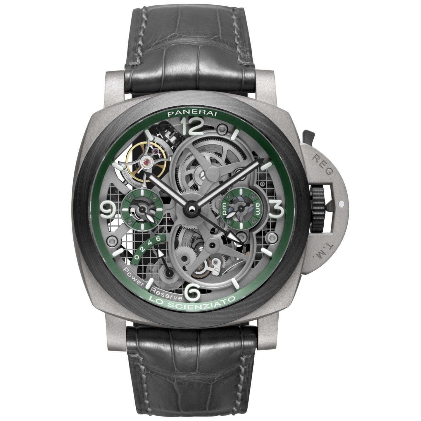 ウォッチ・「パネライ ルミノール トゥールビヨン GMT – 47MM」