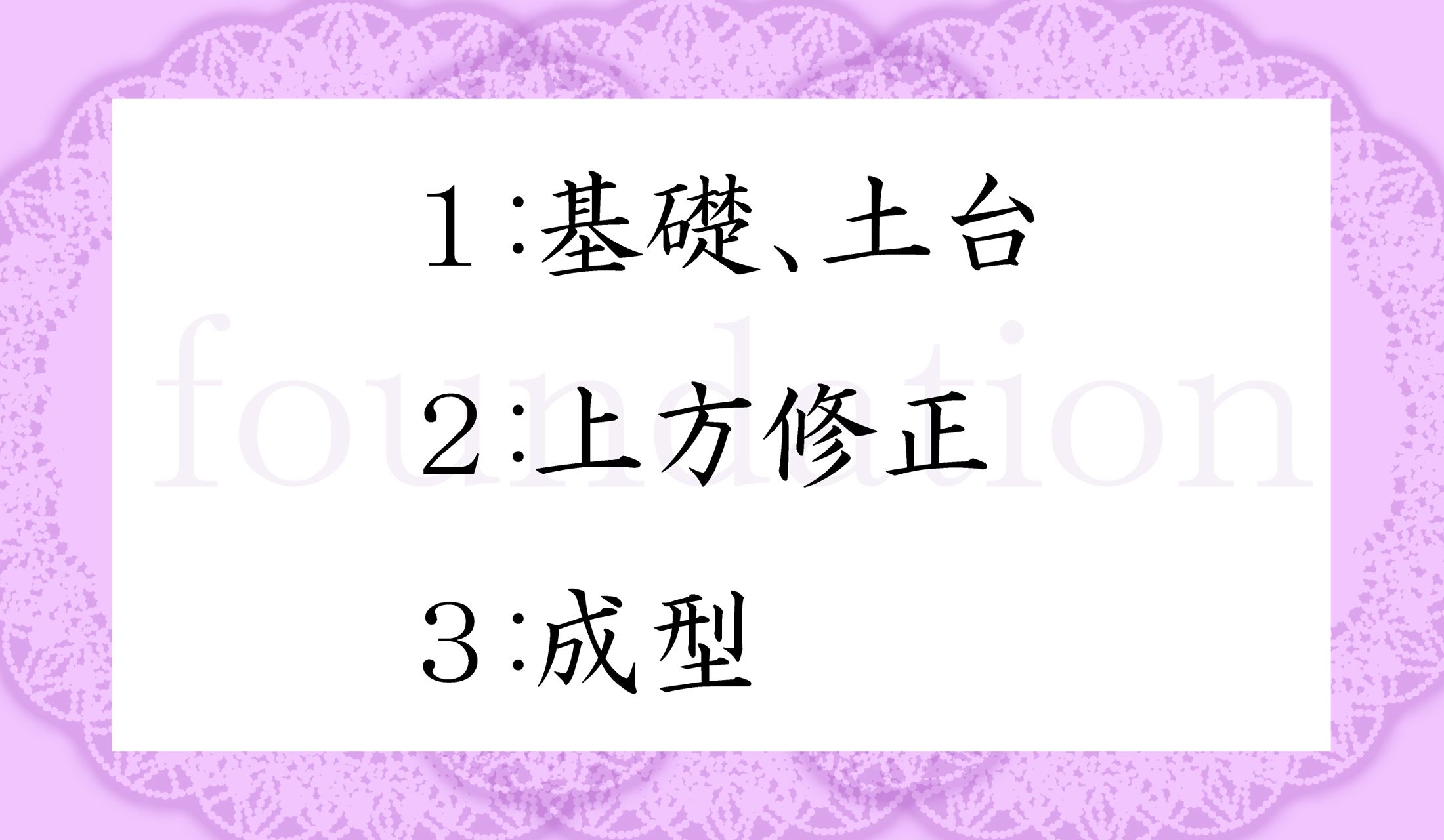「foundation」とはどういう意味?